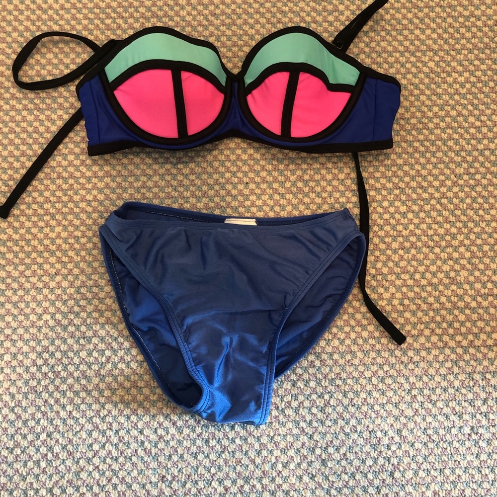 Multi colored girls bikini (TRIANGL style)